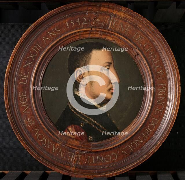 Portrait of René de Chalon (c.1519-1544), Prince of Orange, after 1542. Creator: Unknown.