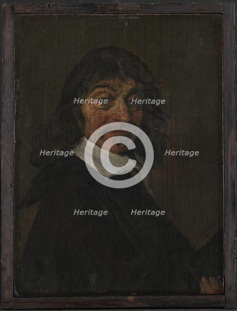 Portrait of René Descartes (1596-1650), 1647-1648. Creator: Frans Hals.