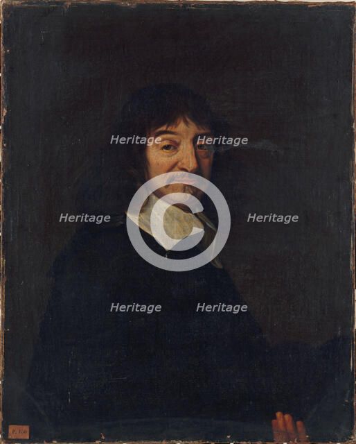 Portrait of René Descartes (1596-1650), philosopher and scholar. Creator: Unknown.