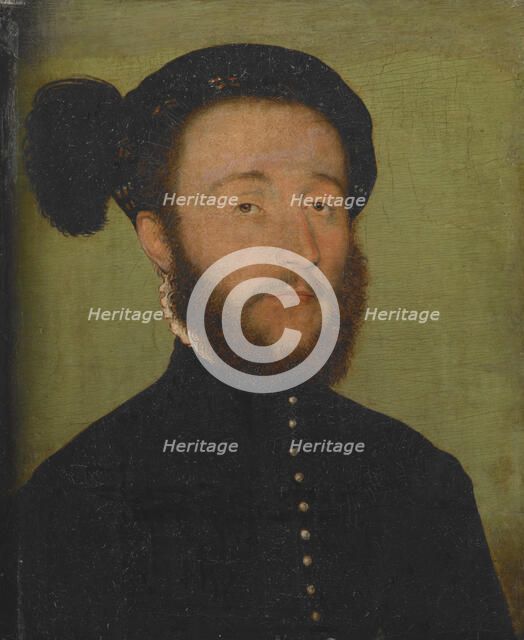Portrait of René du Puy du Fou, about 1550. Creator: Corneille de Lyon.