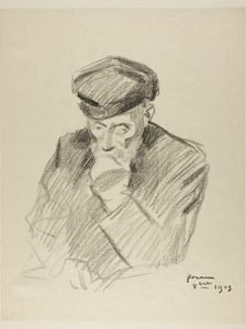 Portrait of Renoir, Fourth Plate, 1905. Creator: Jean Louis Forain