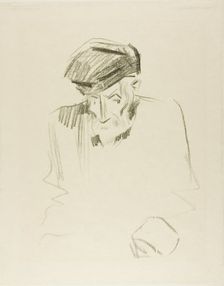 Portrait of Renoir, Second Plate, 1905. Creator: Jean Louis Forain