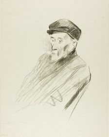Portrait of Renoir, Third Plate, 1905. Creator: Jean Louis Forain