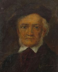 Portrait of Richard Wagner (1813-1883), Second Half of the 19th cen.. Creator: Anonymous