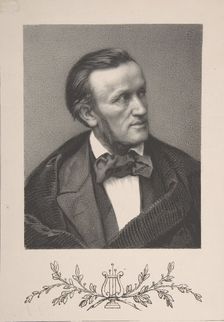 Portrait of Richard Wagner, 19th century. Creator: Unknown
