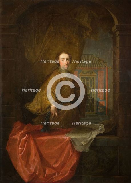 Portrait of Richard (Dicky) Bateman, 1741. Creator: Robert Tournieres.