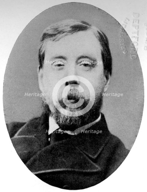 Portrait of Richard Marsden Pankhurst, 1879. Creator: Arthur Reston.