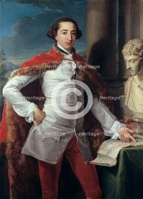 'Portrait of Richard Milles', (probably 1760s). Artist: Pompeo Batoni