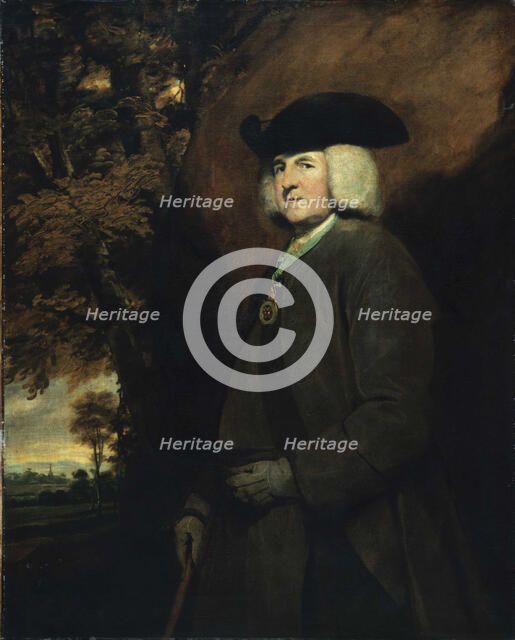 Portrait of Richard Robinson, 1st Baron Rokeby (1708-1794), Archbishop of Armagh, 1771-1775. Creator: Reynolds, Sir Joshua (1732-1792).
