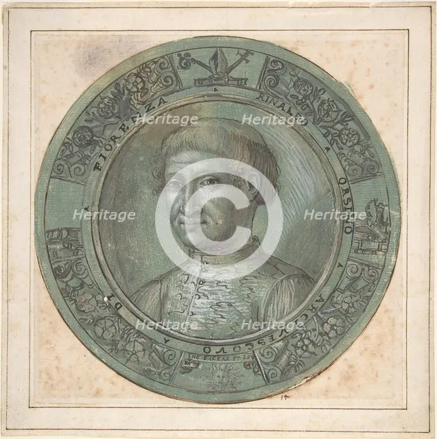 Portrait of Rinaldo Orsino, Archbishop of Florence (1474-1508), early 17th century. Creator: Bernardino Capitelli.