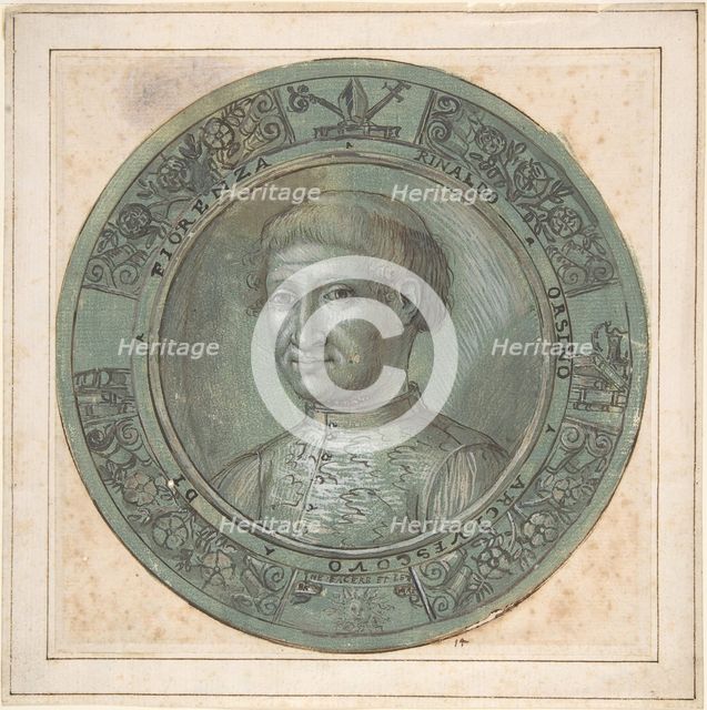 Portrait of Rinaldo Orsino, Archbishop of Florence (1474-1508), early 17th century. Creator: Bernardino Capitelli.