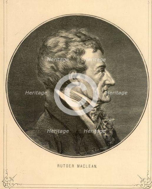 Portrait of Rutger MacLean (1742-1816), baron, politician, country housekeeper, Svaneholm, Scania. Creator: Unknown.