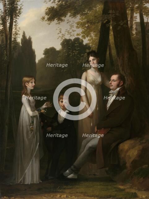 Portrait of Rutger Jan Schimmelpenninck and his Family, 1801-1802. Creator: Pierre-Paul Prud'hon.