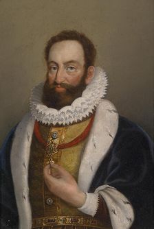 Portrait of Rudolf II of Austria (1552-1612), Holy Roman Emperor, Early 18th cen. Creator: Anonymous