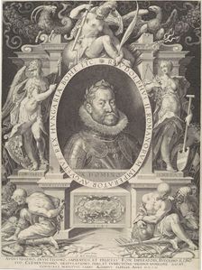 Portrait of Rudolph II, 1603. Creator: Aegidius Sadeler II