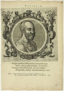 Portrait of Ruffus, published 1574. Creators: Unknown, Johannes Sambucus