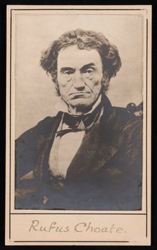 Portrait of Rufus Choate (1799-1859), Before 1859. Creator: Southworth and Hawes