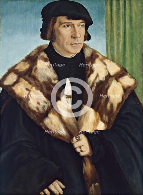 Portrait of Ruprecht Stüpf, 1528. Creator: Barthel Beham.