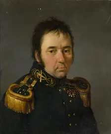 Portrait of Russian Navigator, Captain I Rank Vasily M Golovnin (1776-1831), 1815. Creator: Orest Kiprensky