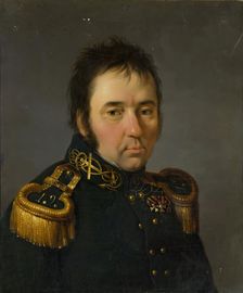 Portrait of Russian Navigator, Captain I Rank Vasily M Golovnin (1776-1831), 1815. Creator: Orest Kiprensky