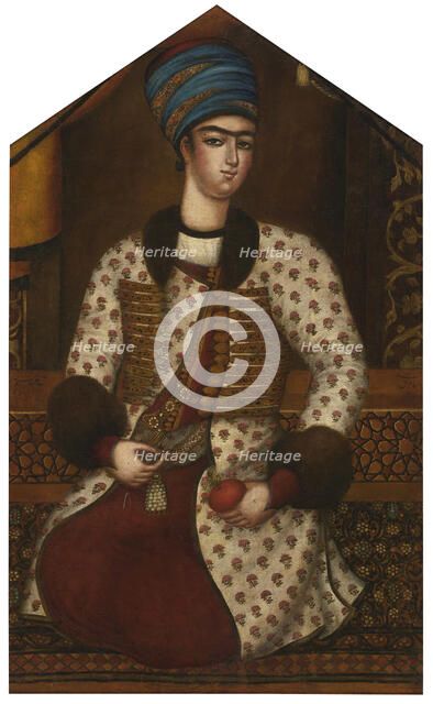 Portrait of Rustam Khan Zand. Artist: Sadiq, Muhammad (c. 1750-1800)