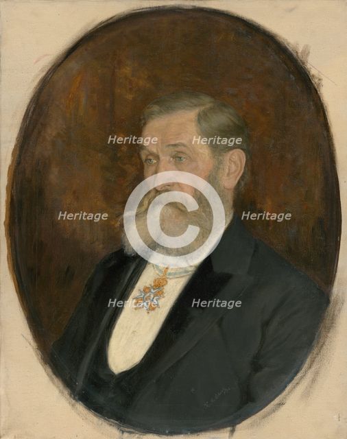 Portrait of S. H. Vajanský, 1912. Creator: Karol Miloslav Lehotský.
