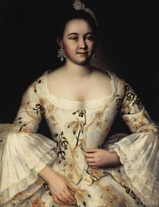 Portrait of S.S. Yakovleva, 1760. Creator: Ivan Vishnyakov