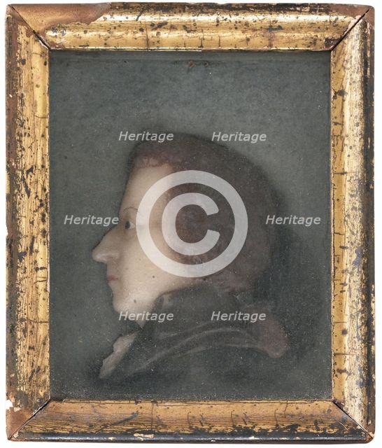 Portrait of Wolfgang Amadeus Mozart (1756-1791), ca 1778. Artist: French master  