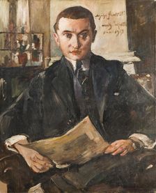 Portrait of Wolfgang Gurlitt, 1917. Creator: Corinth, Lovis (1858-1925)