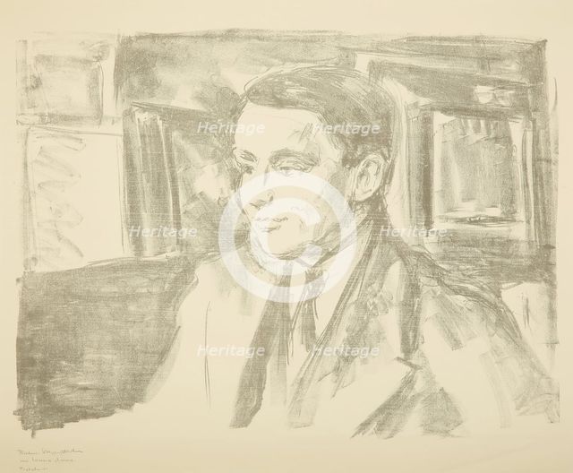Portrait of Wolfgang Gurlitt, 1912. Creator: Munch, Edvard (1863-1944).