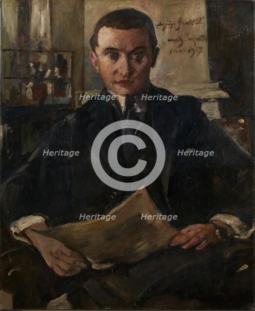 Portrait of Wolfgang Gurlitt. Artist: Corinth, Lovis (1858-1925)