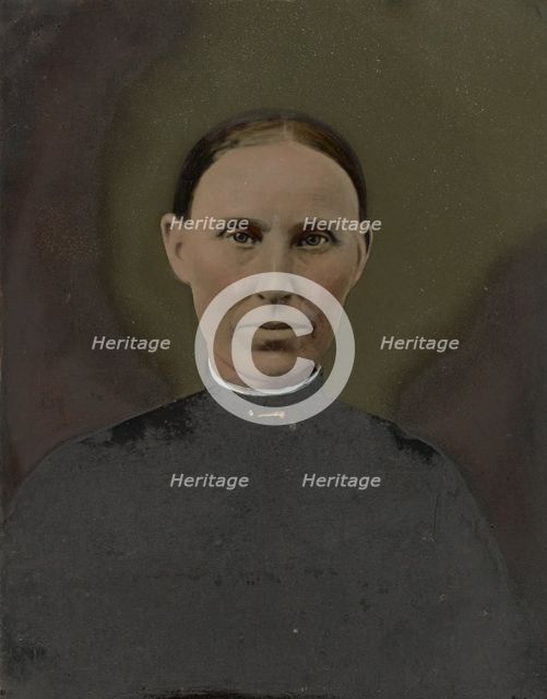 Portrait of woman, 1860s-1880s. Creator: Unknown.