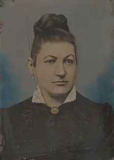 Portrait of woman, 1860s-1880s. Creator: Unknown