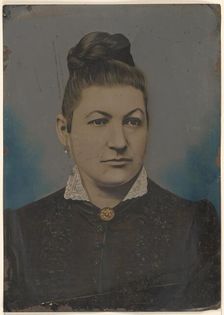Portrait of woman, 1860s-1880s. Creator: Unknown