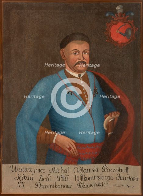 Portrait of Wawrzyniec Michal Odlanicki Poczobutt (ca. 1640-1688), 4th quarter of 18th century. Creator: Unknown.