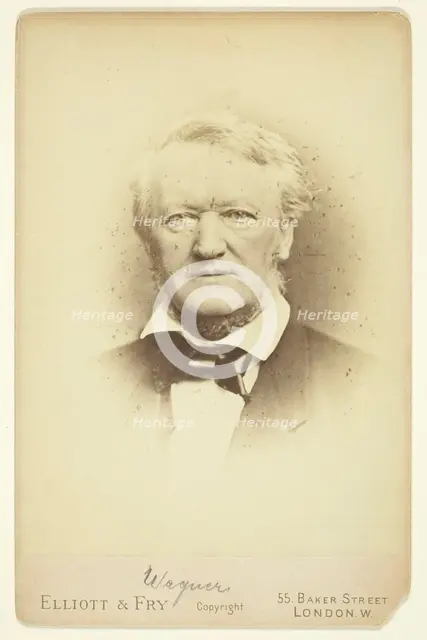 Portrait of Wagner, 1877. Creator: Elliott & Fry.