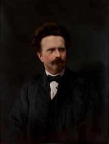 Portrait of Walery Rzewuski, 1901. Creator: Stanislaw Bienkiewicz