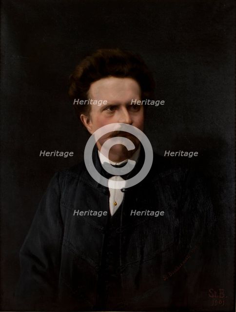 Portrait of Walery Rzewuski, 1901. Creator: Stanislaw Bienkiewicz.