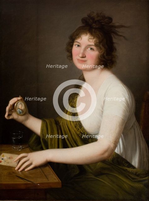 Portrait of Waleria Tarnowska née Stroynowska (1782-1849), Wife of..., 1805-1806. Creator: Domenico del Frate.