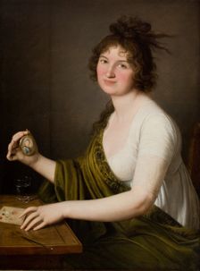 Portrait of Waleria Tarnowska née Stroynowska (1782-1849), Wife of..., 1805-1806. Creator: Domenico del Frate