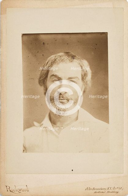 Portrait of Walt Whitman (1819-1892), c1854. Creator: George Gardner Rockwood.