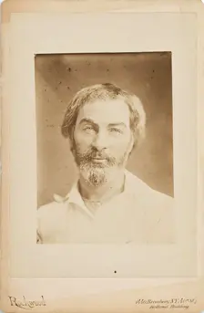 Portrait of Walt Whitman (1819-1892), c1854. Creator: George Gardner Rockwood