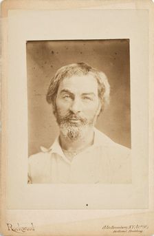 Portrait of Walt Whitman (1819-1892), c1854. Creator: George Gardner Rockwood