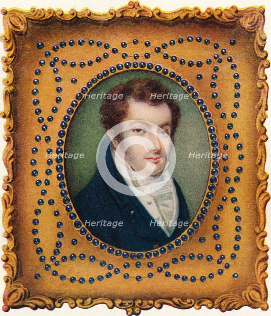 'Portrait of Washington Irving', c1820. Artist: William Foy.