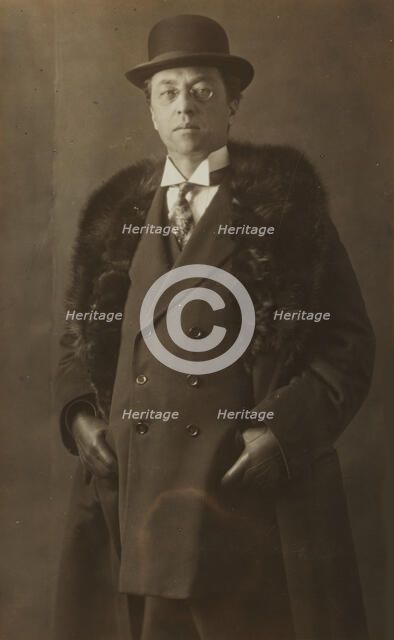 Portrait of Wassily Kandinsky. Moscow, 1916. Creator: Anonymous.