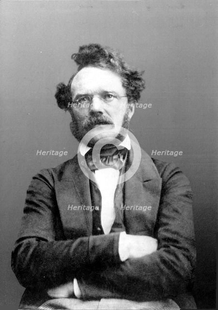 Portrait of Werner Siemens (1816-1892) at the age of 30, 1847. Creator: Anonymous.