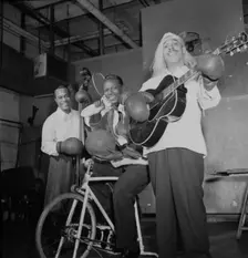 Portrait of Wesley Prince, Nat King Cole, and Freddie Moore, 1938. Creator: William Paul Gottlieb