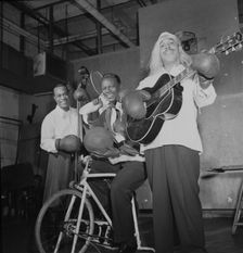 Portrait of Wesley Prince, Nat King Cole, and Freddie Moore, 1938. Creator: William Paul Gottlieb