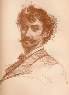 Portrait of Whistler 1880 (1903-1904). Artist: Paul Adolphe Rajon