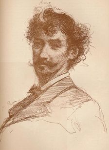 Portrait of Whistler 1880 (1903-1904). Artist: Paul Adolphe Rajon